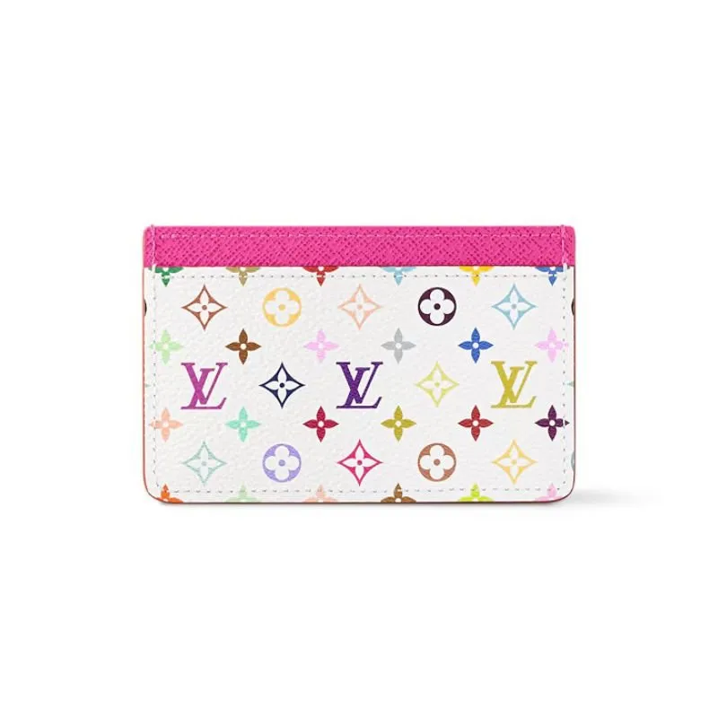 Louis Vuitton x Takashi Murakami Card Holder White Multicolored
