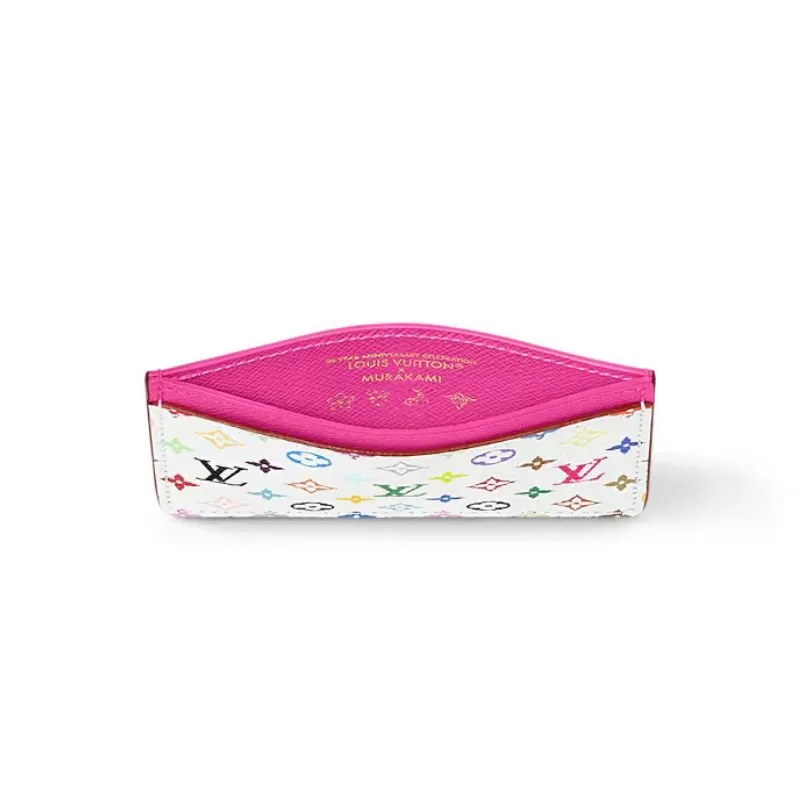 Louis Vuitton x Takashi Murakami Card Holder White Multicolored