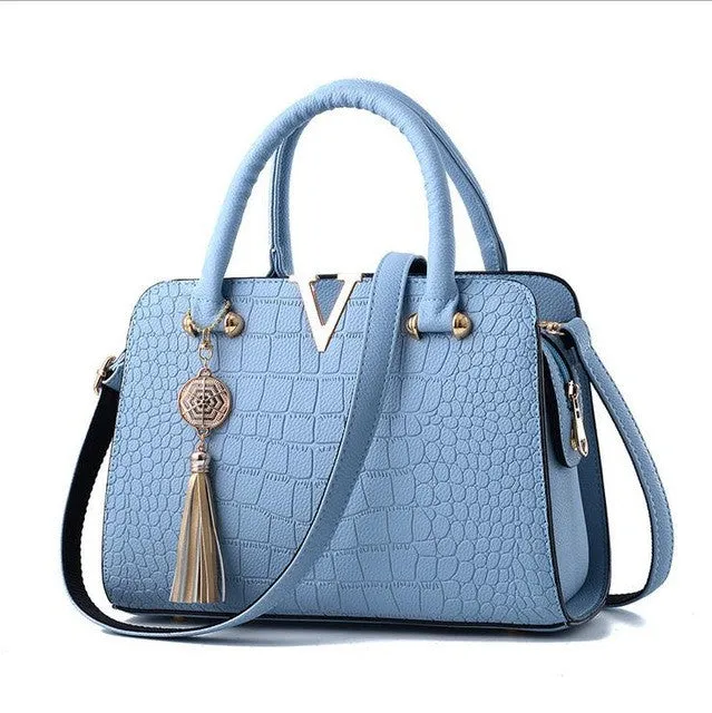Luxury Crocodile Leather Handbag