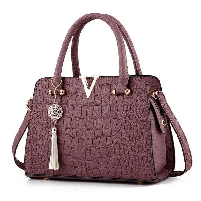 Luxury Crocodile Leather Handbag