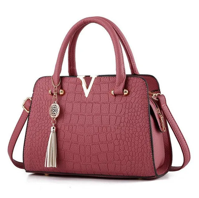 Luxury Crocodile Leather Handbag