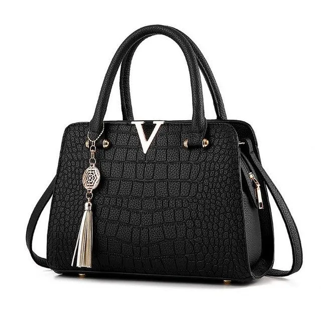 Luxury Crocodile Leather Handbag