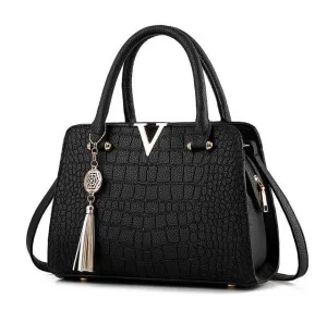 Luxury Crocodile Leather Handbag