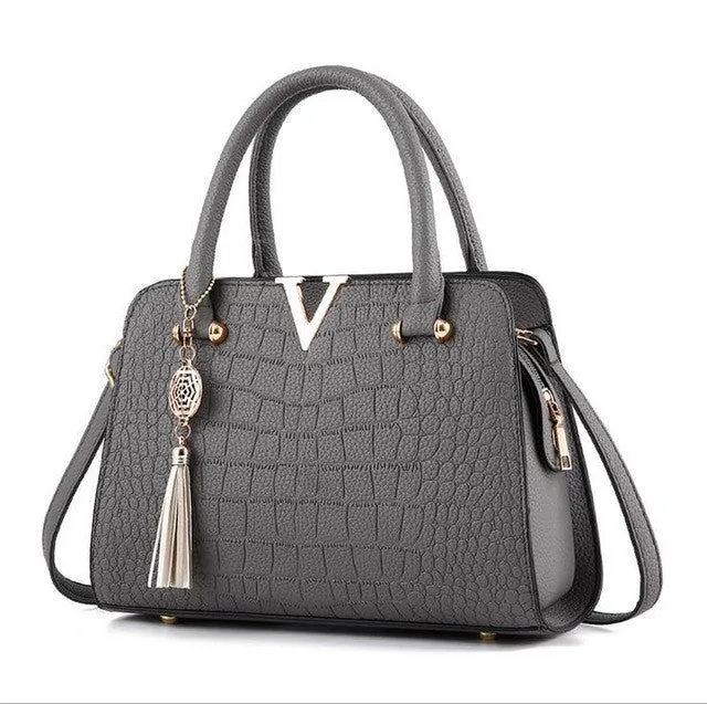 Luxury Crocodile Leather Handbag