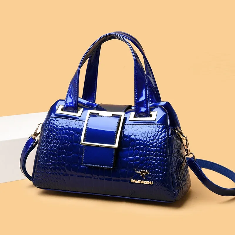 Luxury Pattern Leather Crossbody Shoulder Bag