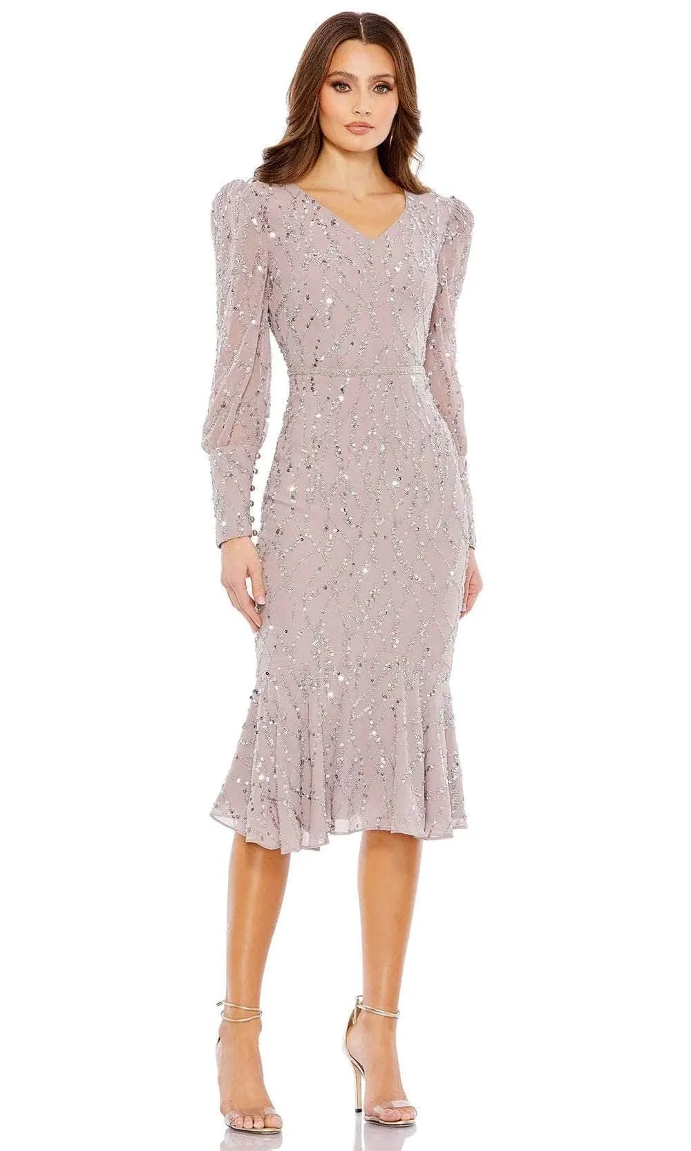Mac Duggal 10767 - Tea Length Dress