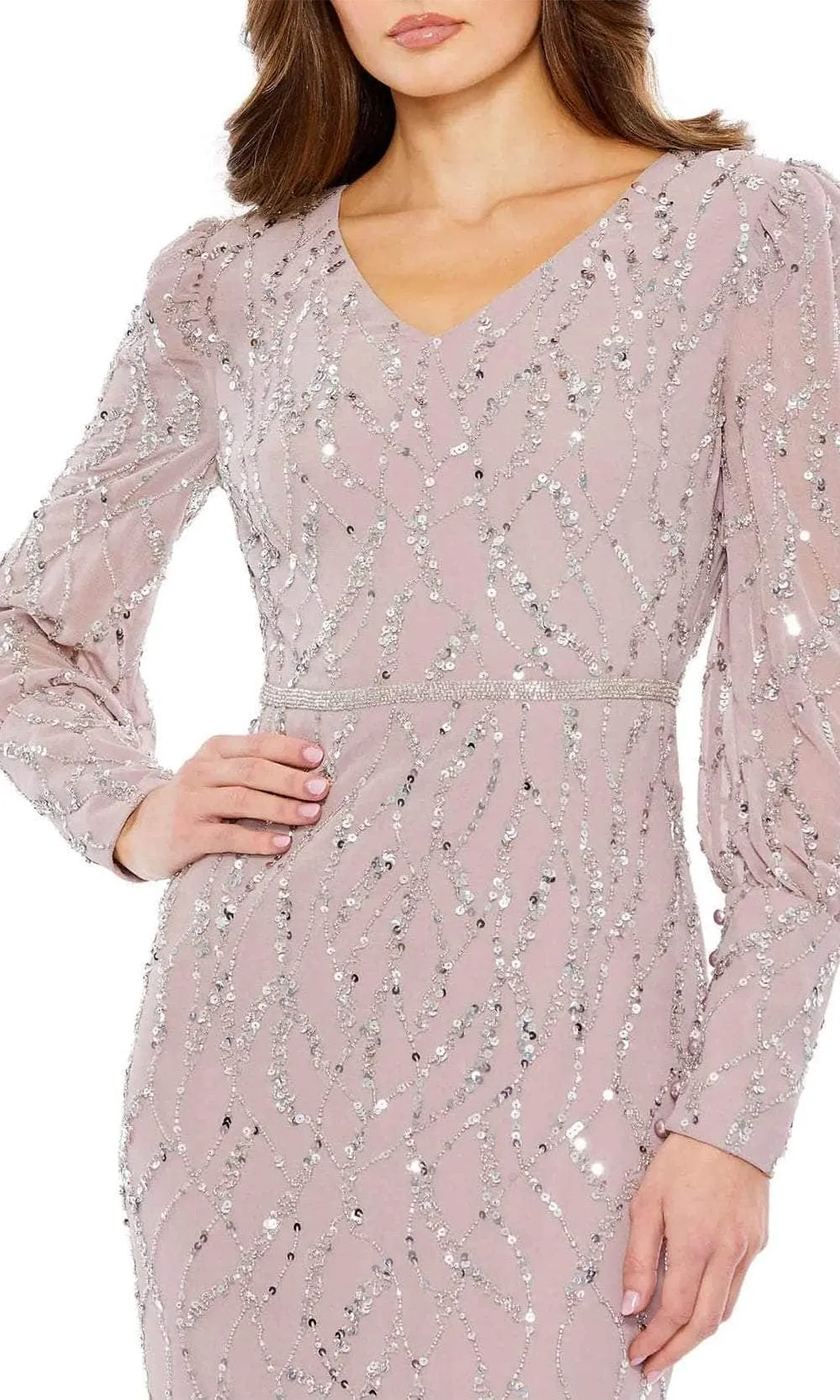 Mac Duggal 10767 - Tea Length Dress