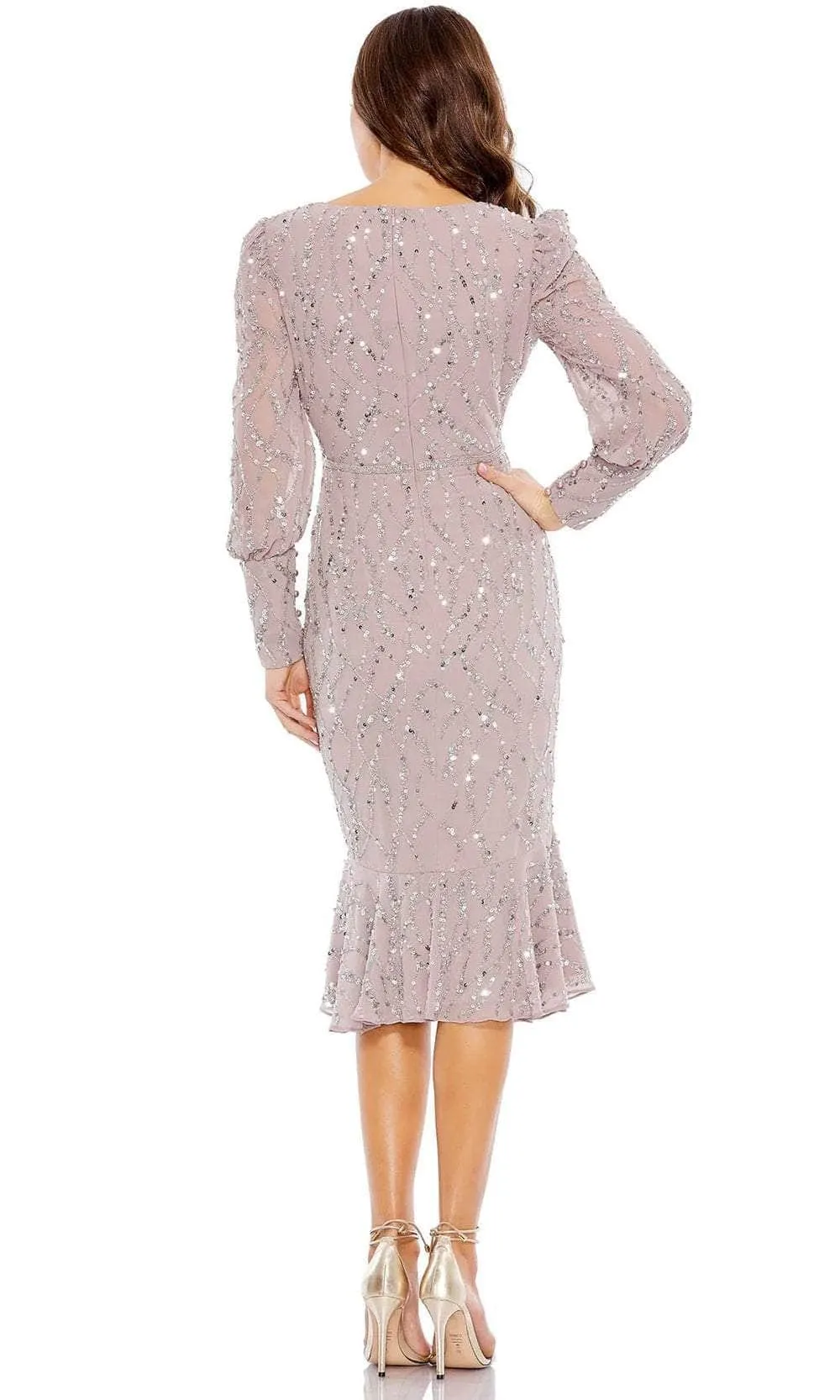 Mac Duggal 10767 - Tea Length Dress