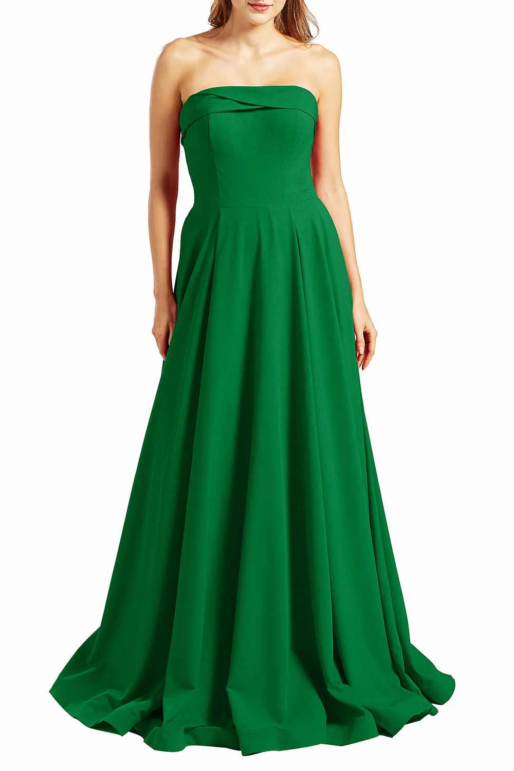 MACloth Women Prom Dresses Strapless Long Formal Evening Military Ball Gown