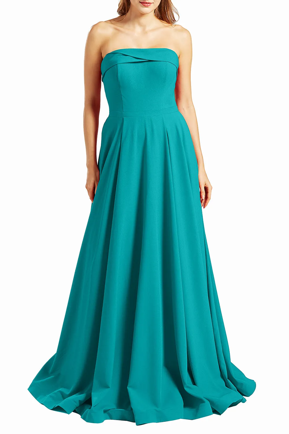 MACloth Women Prom Dresses Strapless Long Formal Evening Military Ball Gown