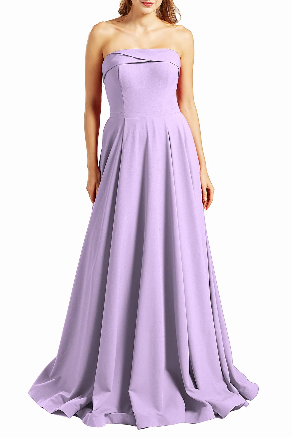 MACloth Women Prom Dresses Strapless Long Formal Evening Military Ball Gown