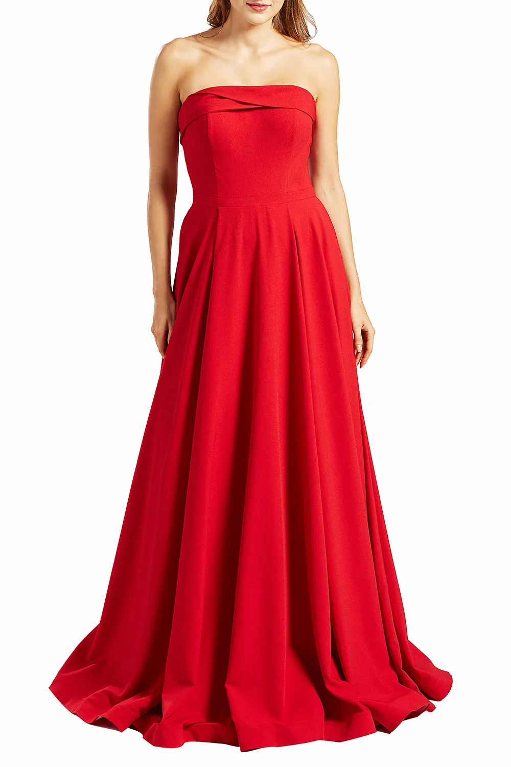 MACloth Women Prom Dresses Strapless Long Formal Evening Military Ball Gown