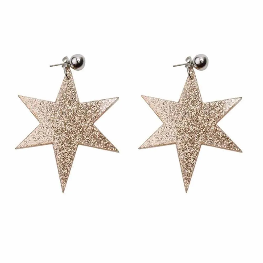 Mailie Dazzling Star Drop Earrings