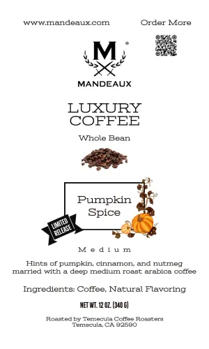 Mandeaux® Pumpkin Spice Coffee