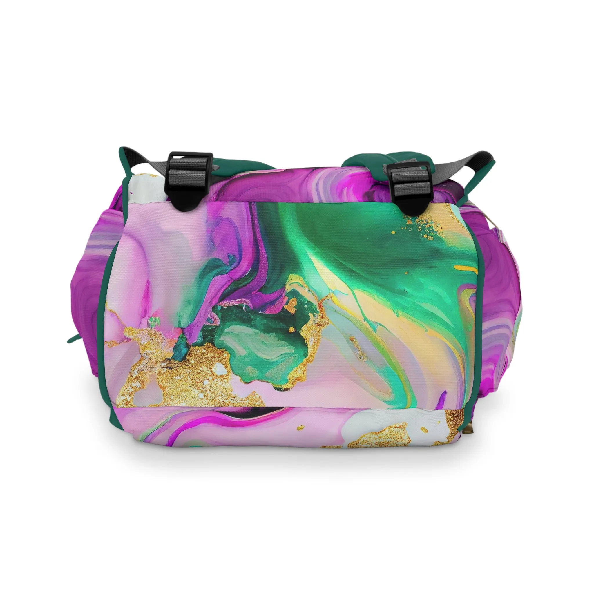 Marble Diaper Backpack - Multifunctional & Durable Nappy Bag with Elegant Marble Patterns, Perfect for Stylish Parents