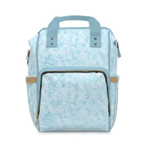 Marble Diaper Backpack - Multifunctional & Durable Nappy Bag with Elegant Marble Patterns, Perfect for Stylish Parents