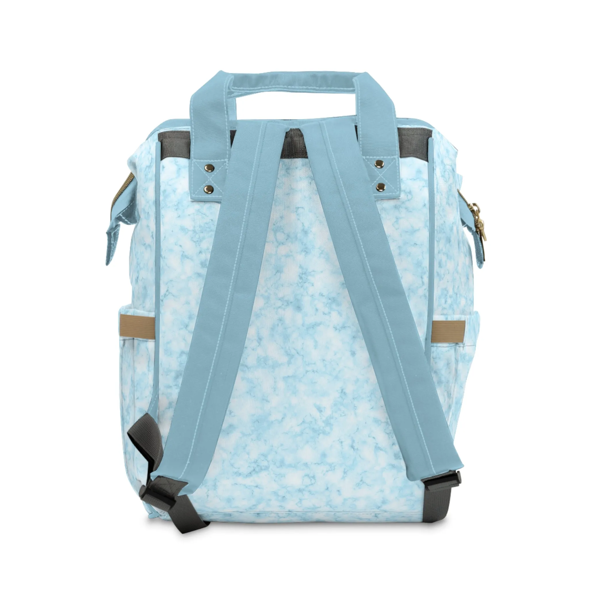 Marble Diaper Backpack - Multifunctional & Durable Nappy Bag with Elegant Marble Patterns, Perfect for Stylish Parents