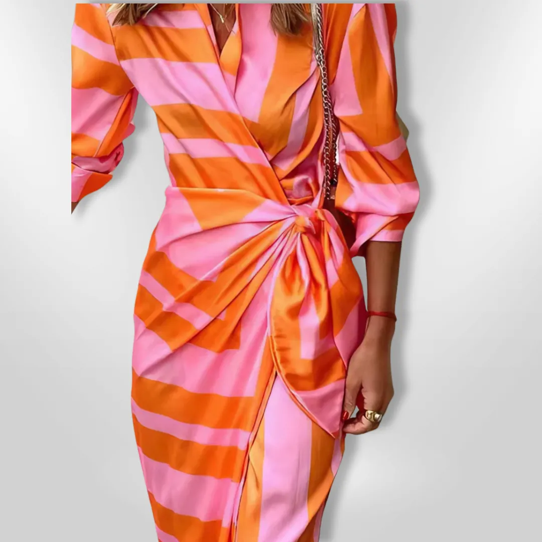 MAREE™ | PRINTED WRAP DRESS