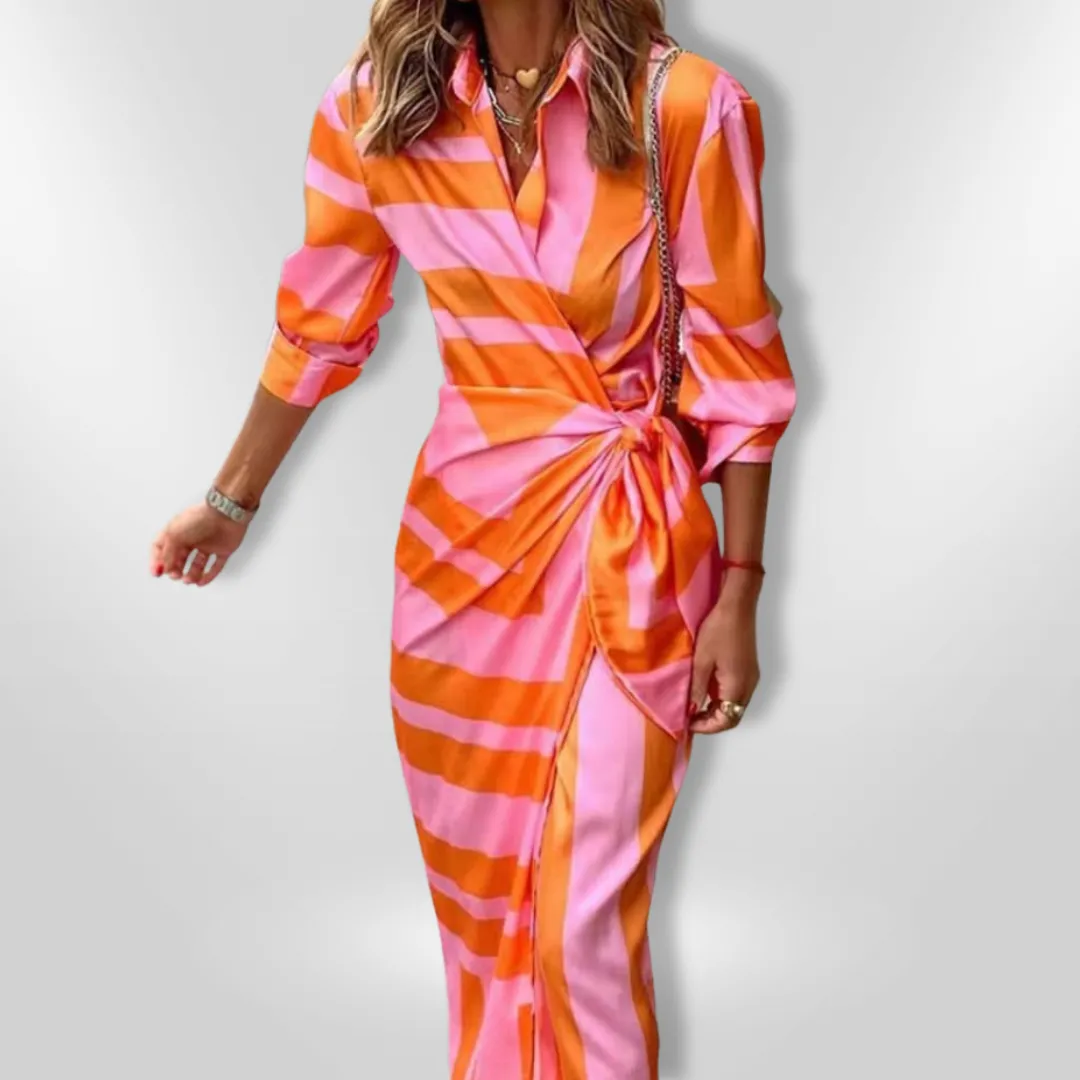 MAREE™ | PRINTED WRAP DRESS
