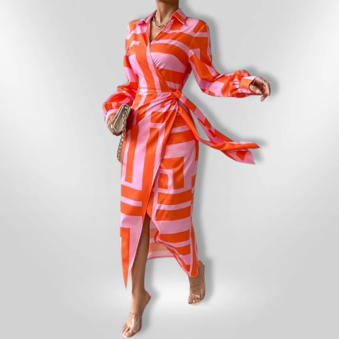MAREE™ | PRINTED WRAP DRESS