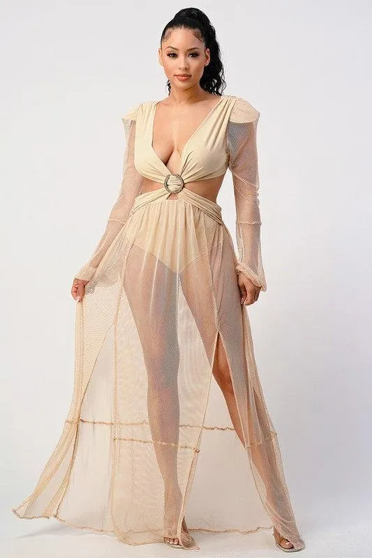 MASHED MAXI DRESS
