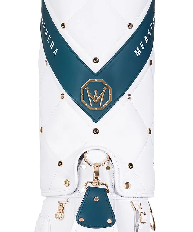 MEASPHERA OCTAGON LUXURY CADDIE BAG - WHITE