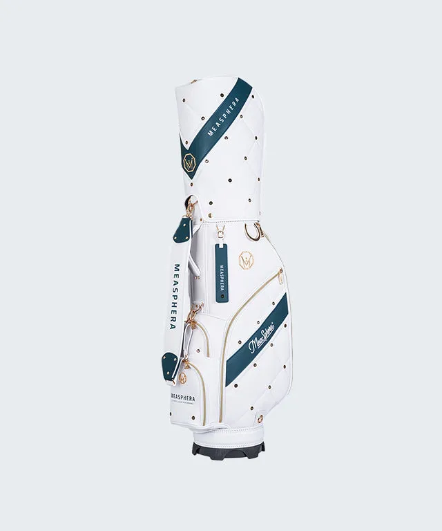 MEASPHERA OCTAGON LUXURY CADDIE BAG - WHITE