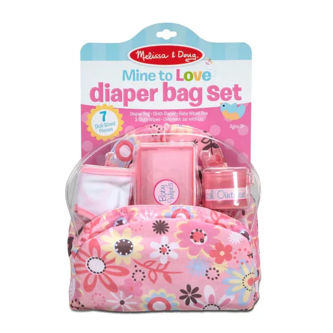 Melissa & Doug Mine to Love - Diaper Bag Set
