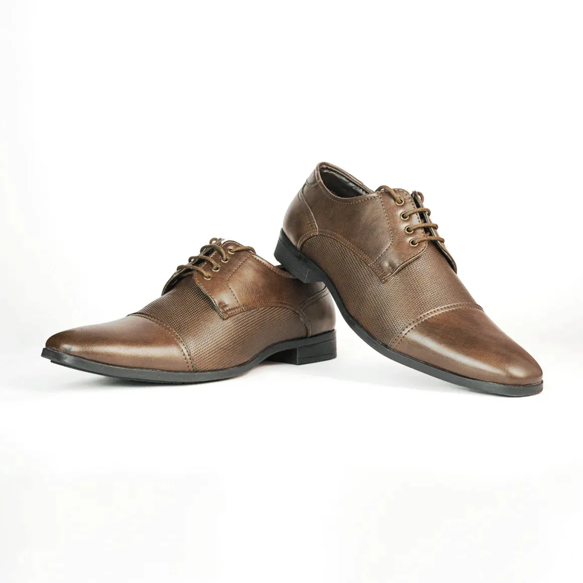 Men Brown Formal Oxfords