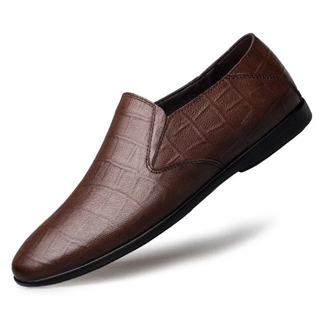 Men Oxfords Shoes outdoor Breathable Action genuine leather shoes men british style Men Shoes Braid Loafers For Man moccasins