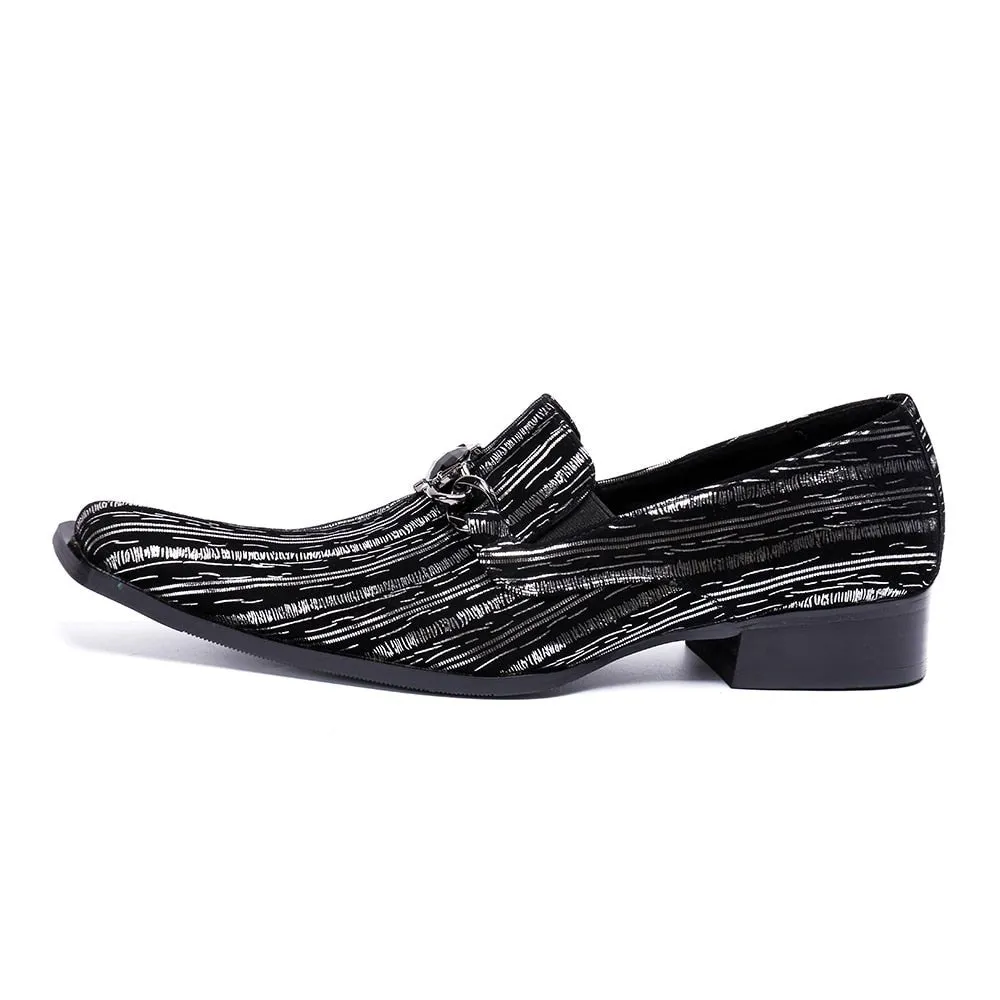 Men Slip on  Wedding Formal Shoes Prom Oxford Shoes