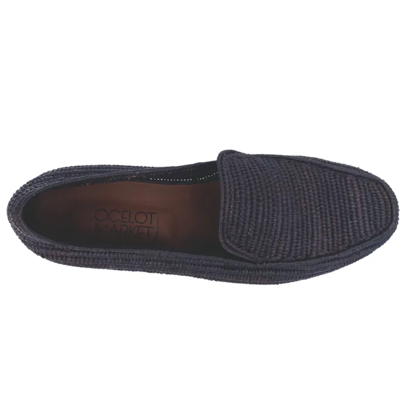 Men's Raffia Loafer Brown