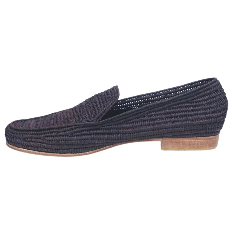 Men's Raffia Loafer Brown