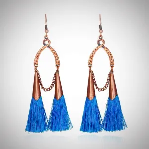 Mermaid Island Tassel Earrings