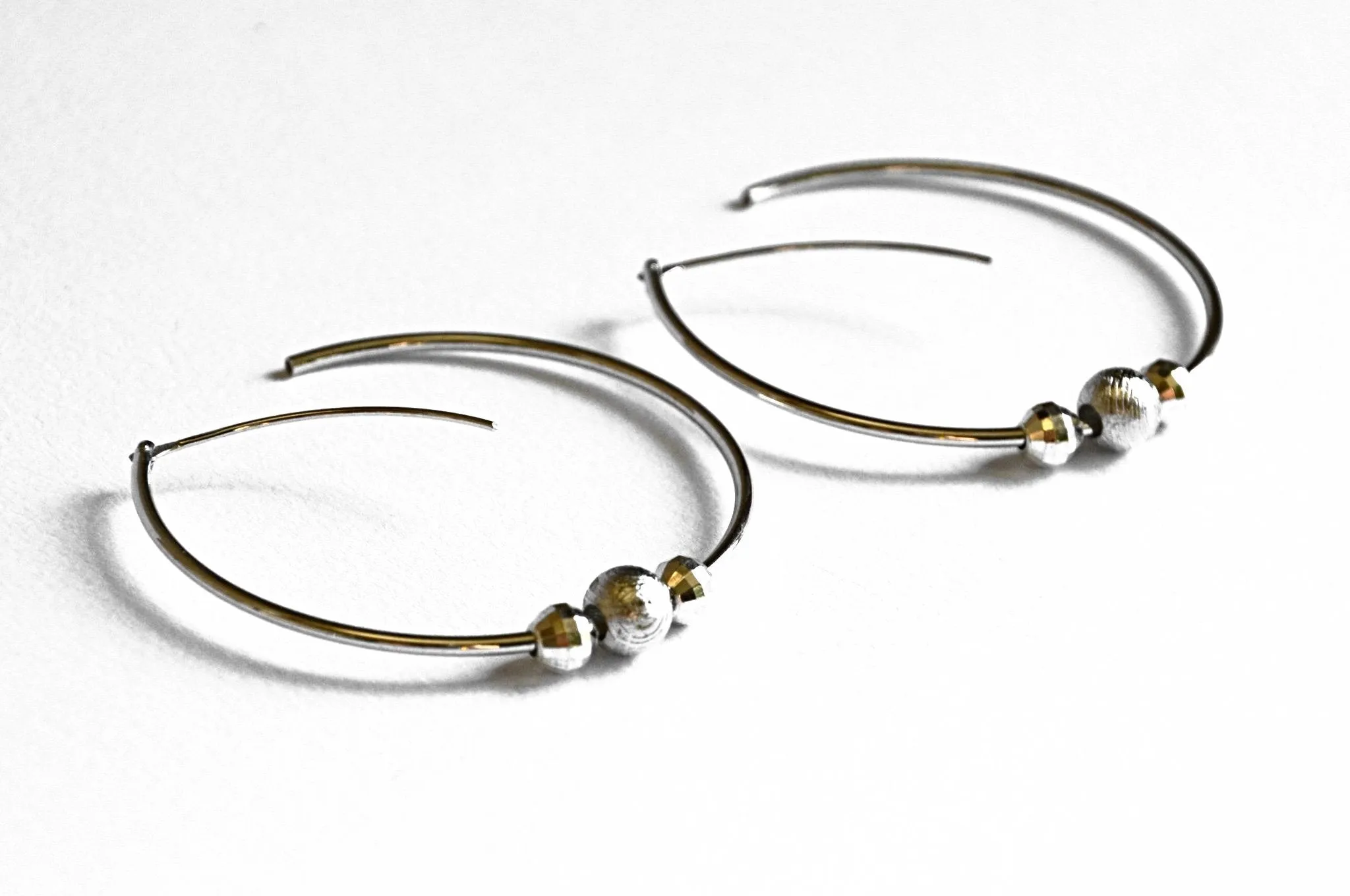 Meteorite Earrings - Hoop Earrings