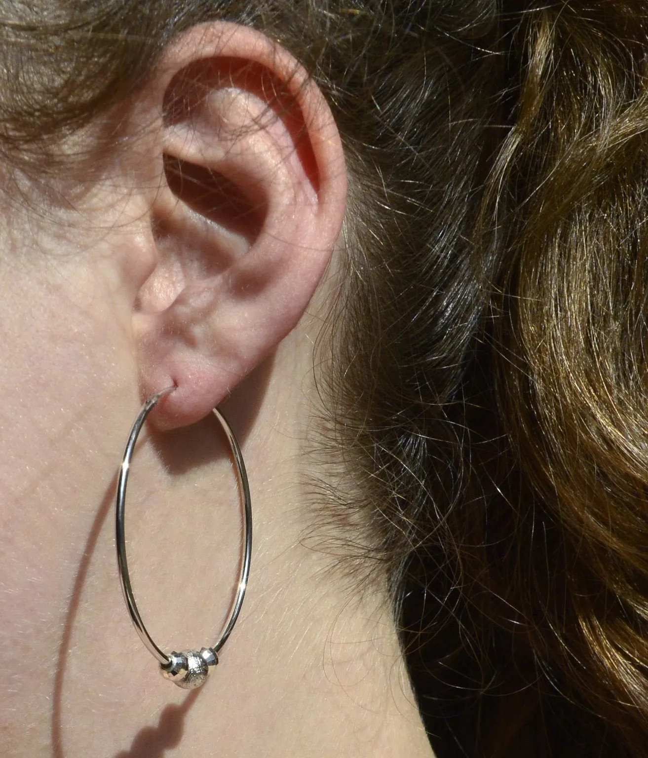 Meteorite Earrings - Hoop Earrings