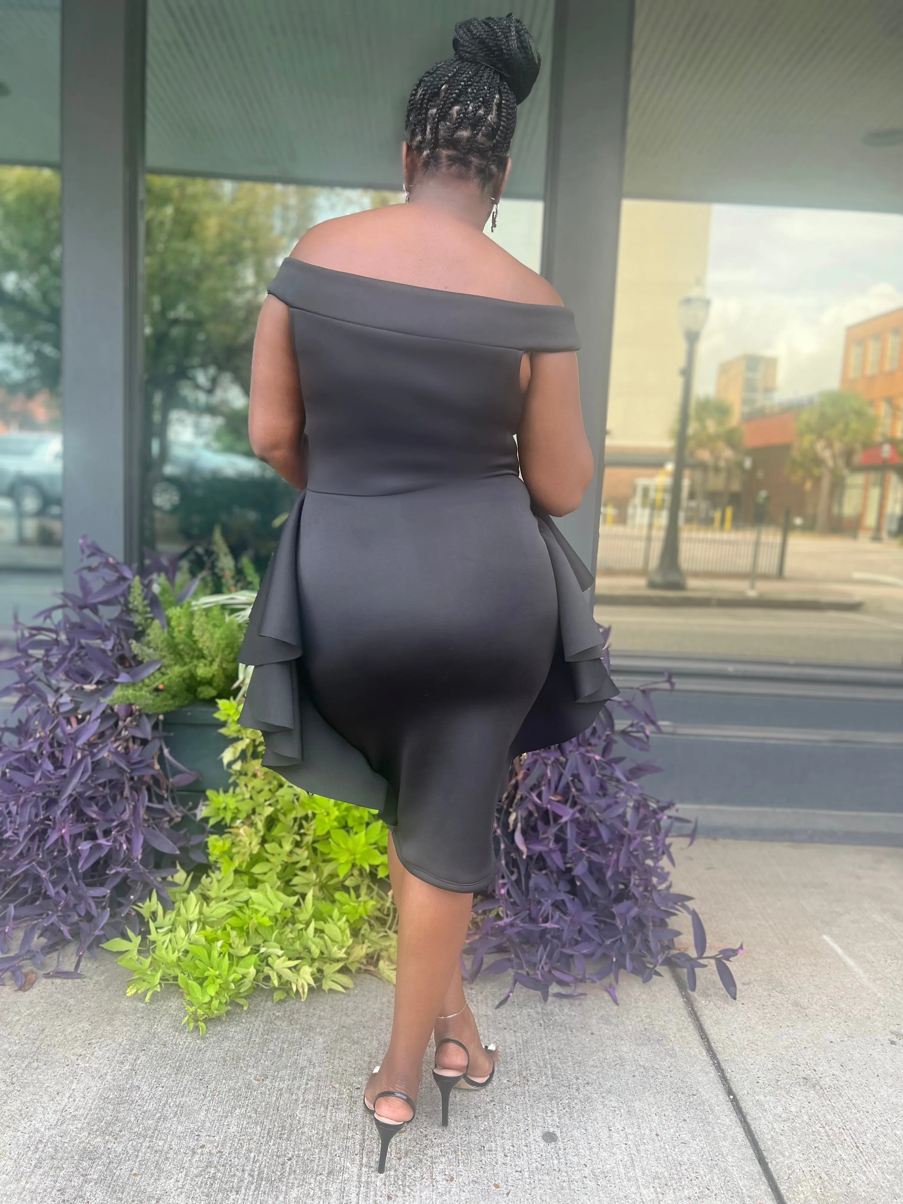 “Midnight Ruffle” Midi (Clearance)