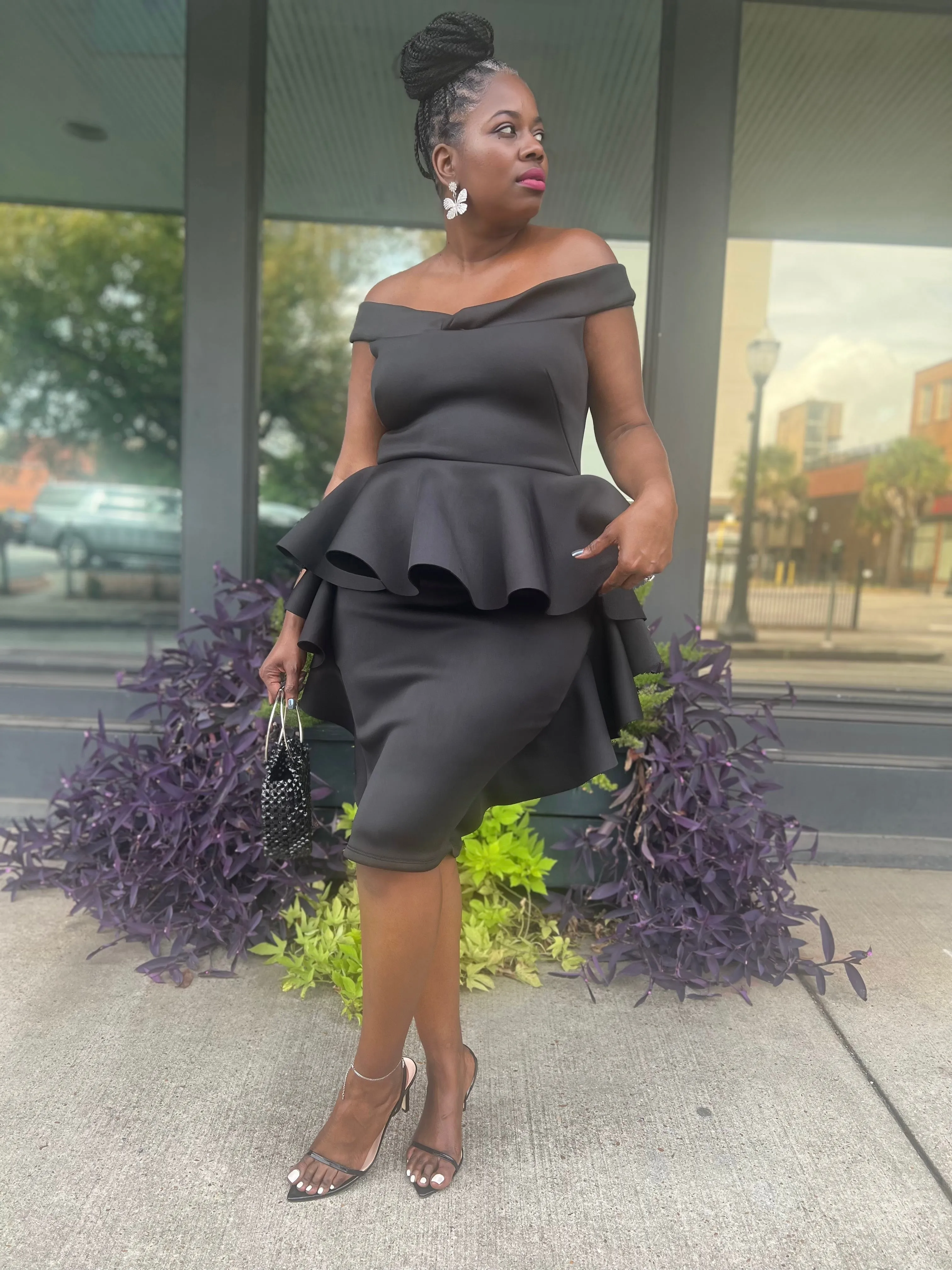“Midnight Ruffle” Midi (Clearance)