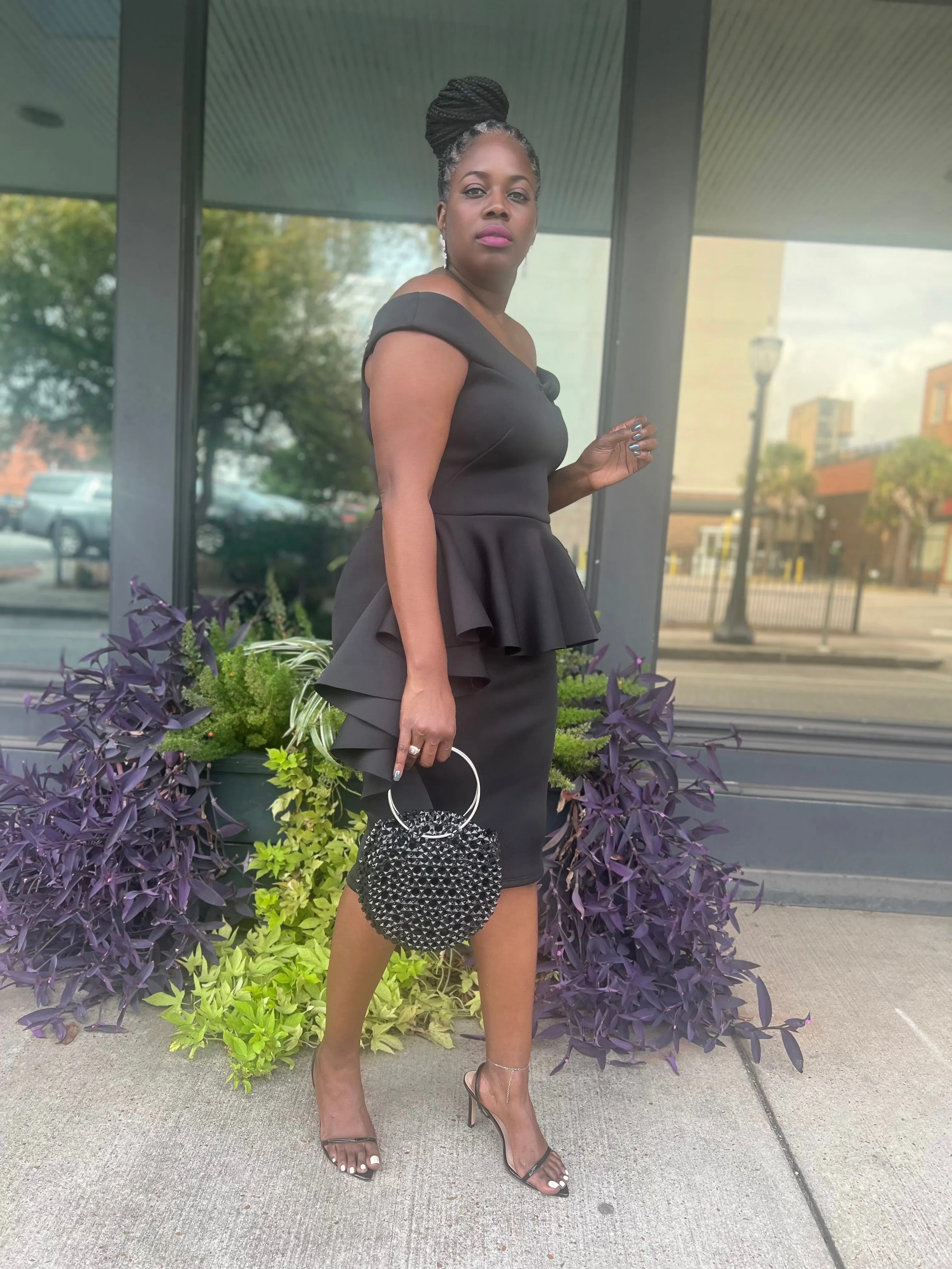“Midnight Ruffle” Midi (Clearance)