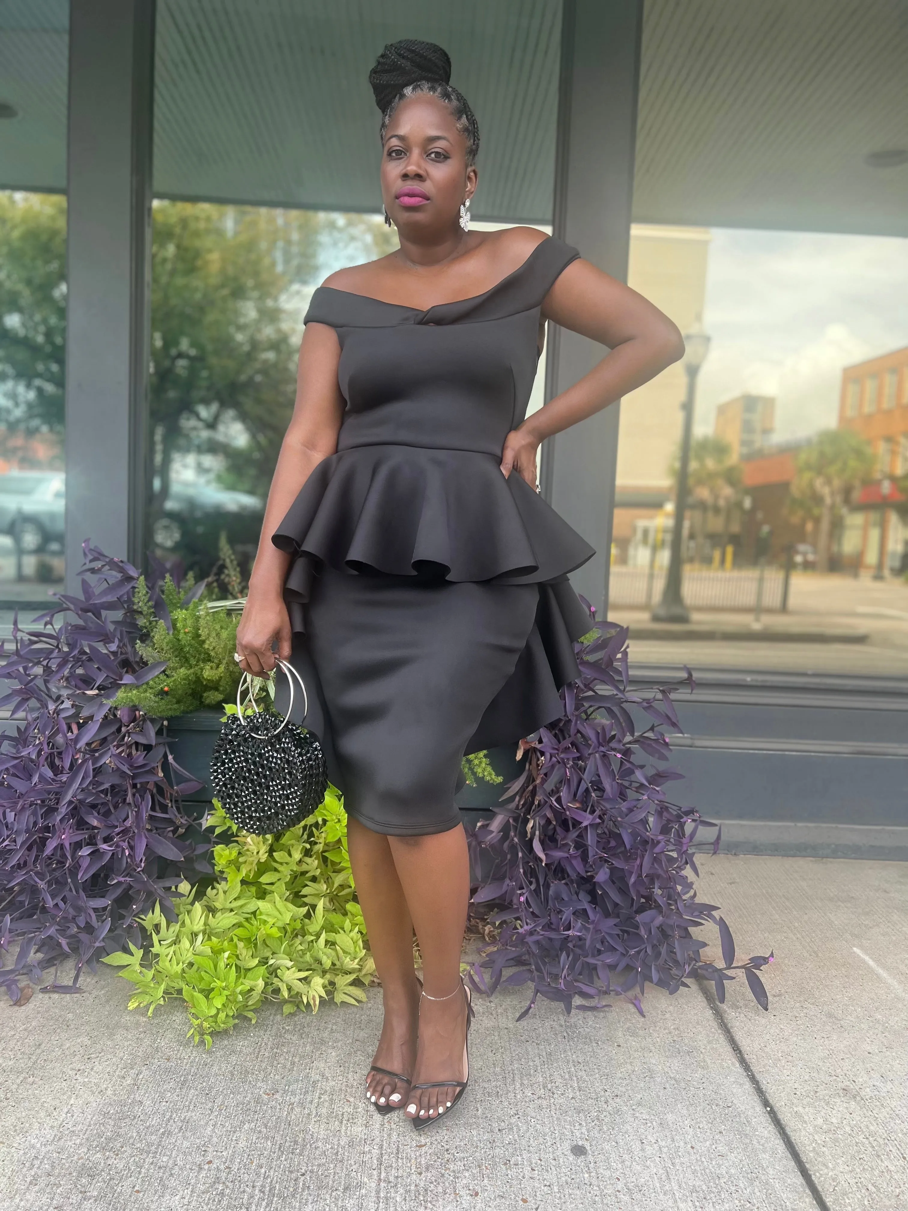 “Midnight Ruffle” Midi (Clearance)