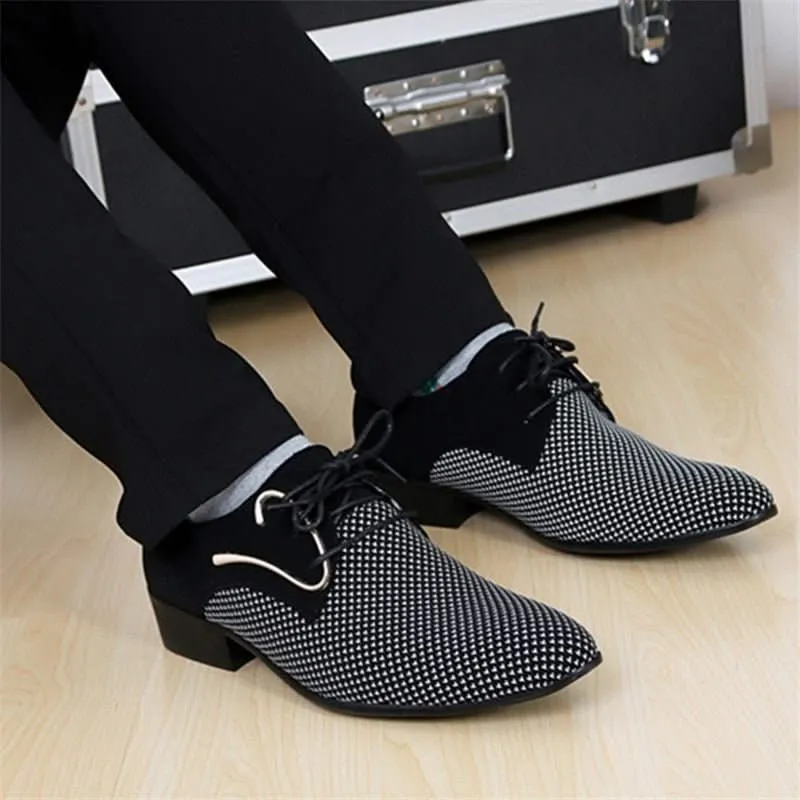 Milano | Men's High Fashion Split Leather Oxfords