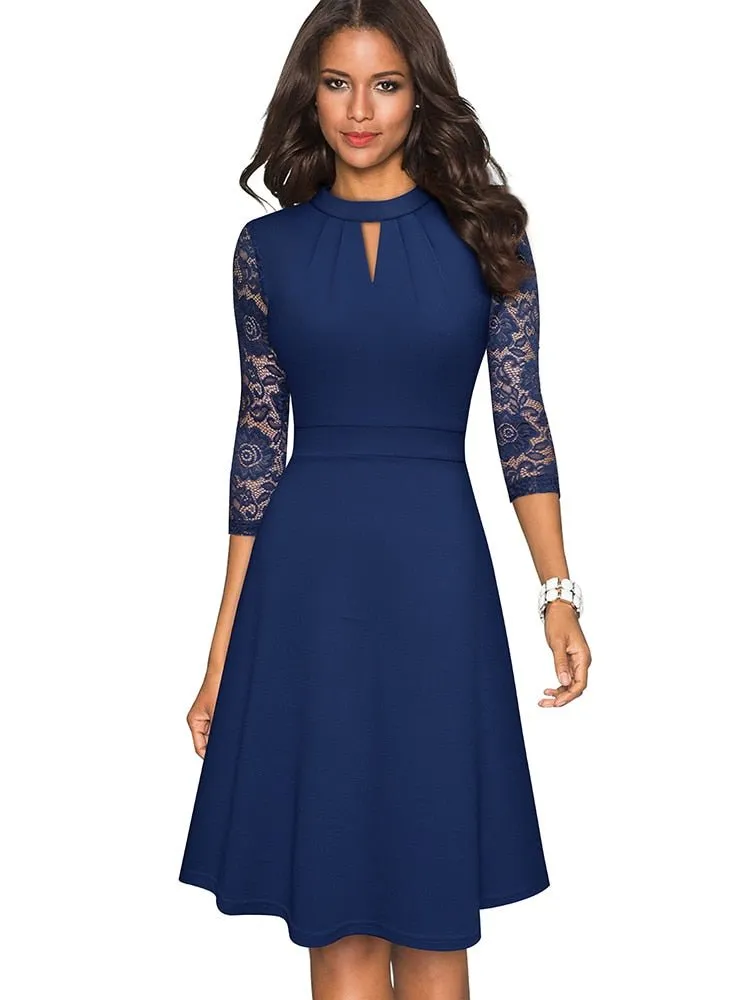 Milica® | Lace Cocktail Dress
