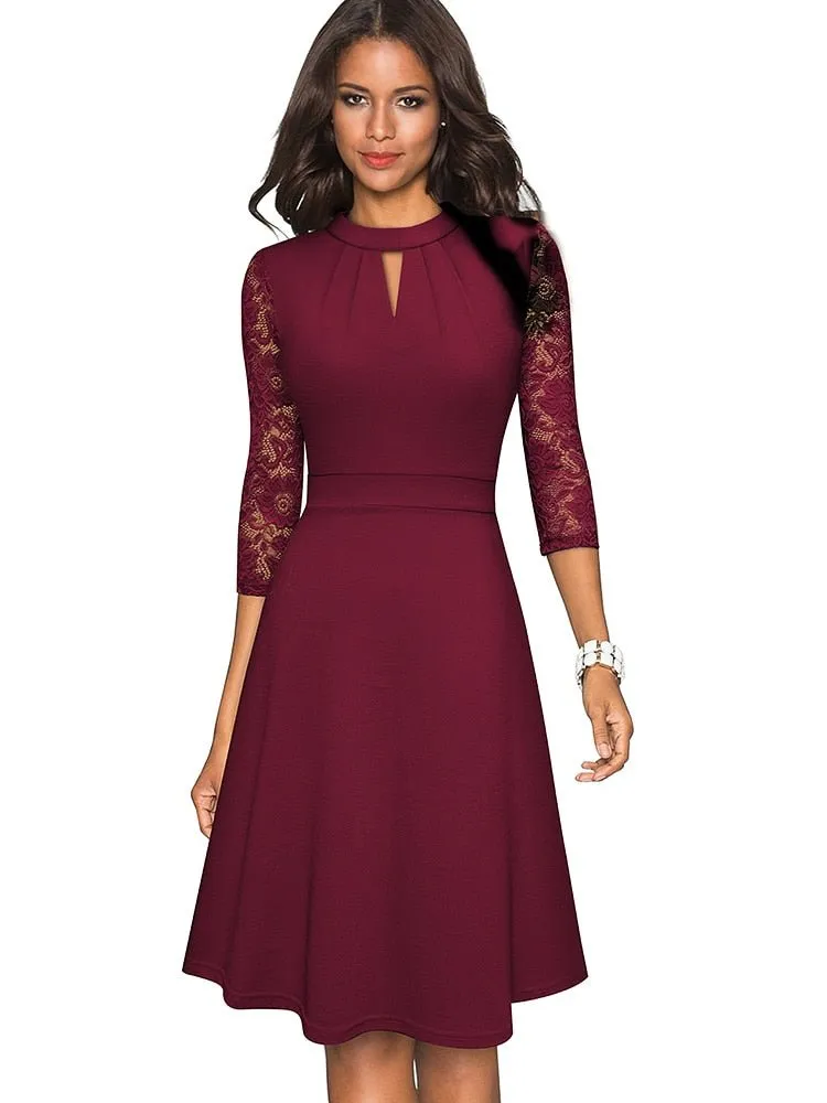 Milica® | Lace Cocktail Dress