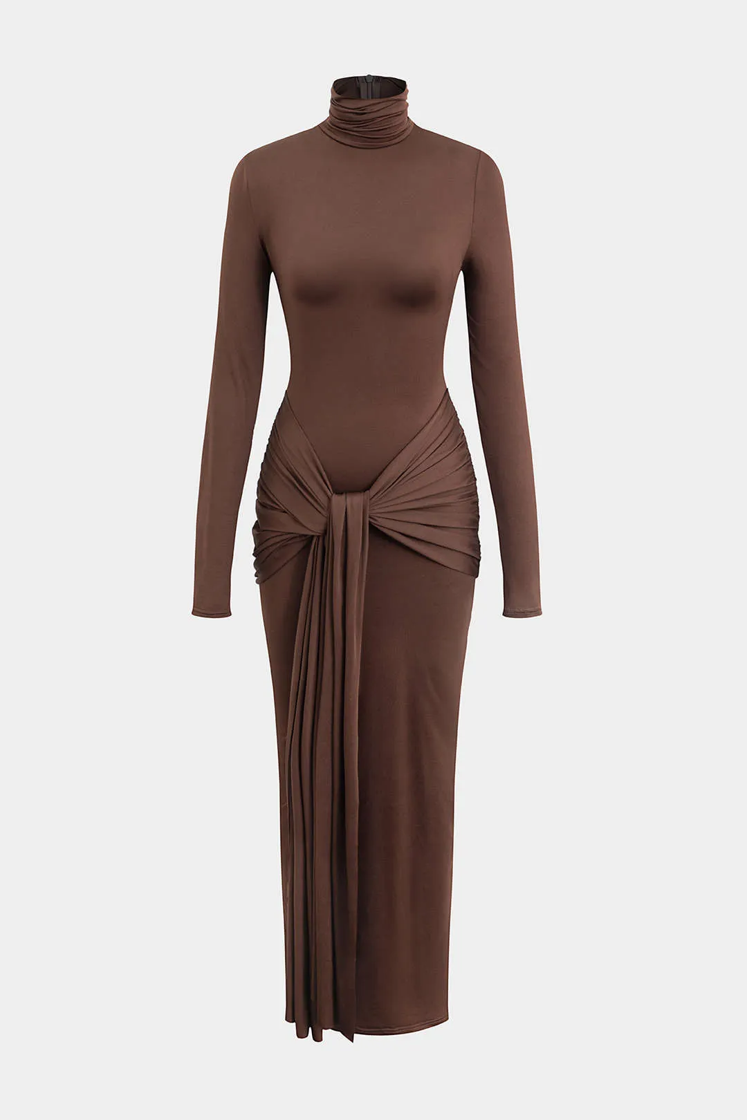 Millie - Timeless High Neck Woman's Maxi Dress