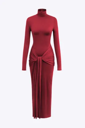Millie - Timeless High Neck Woman's Maxi Dress