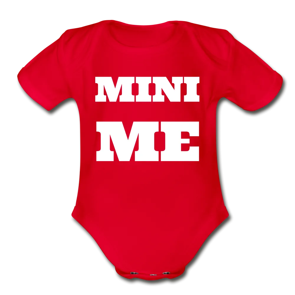 Mini Me Organic Short Sleeve Baby Bodysuit