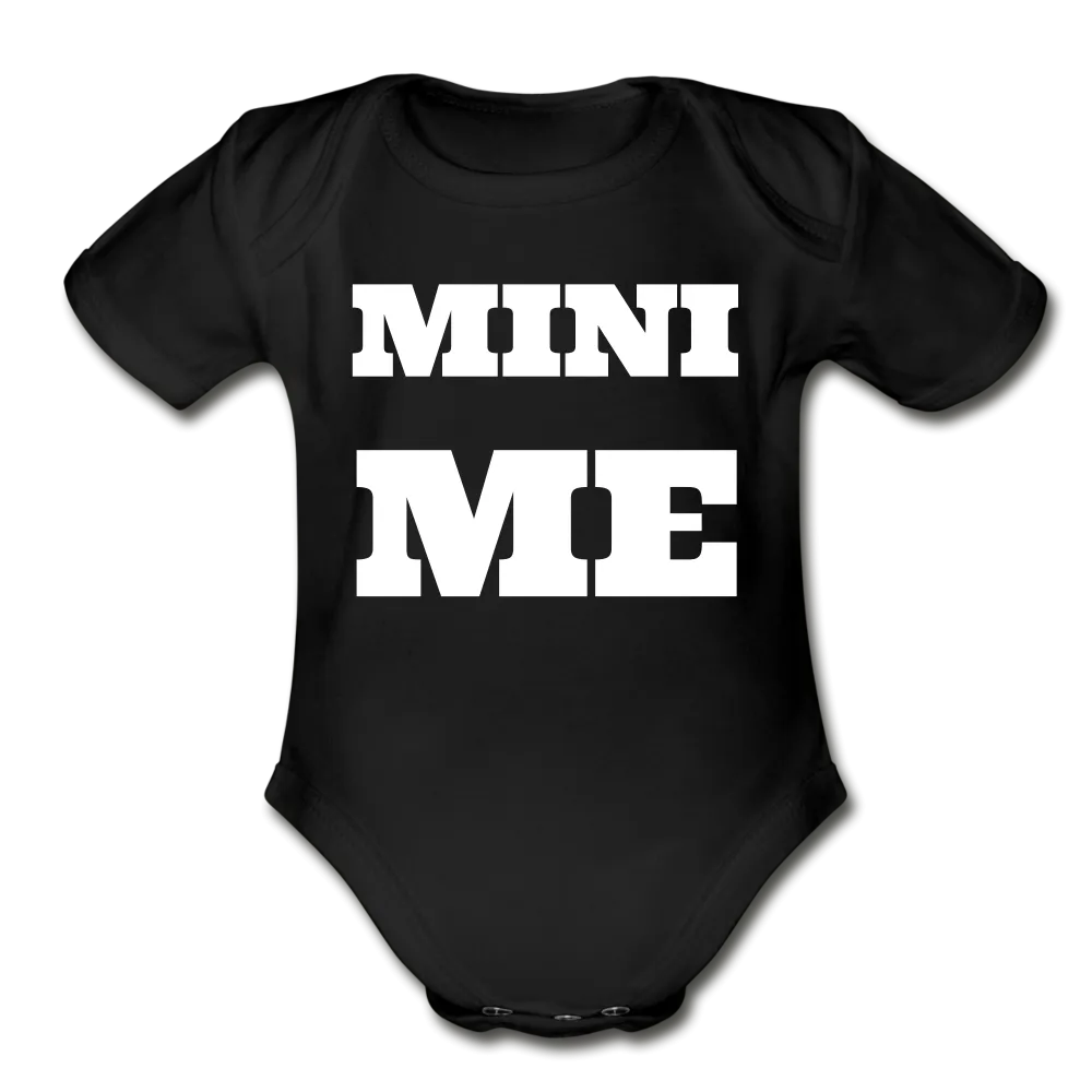 Mini Me Organic Short Sleeve Baby Bodysuit