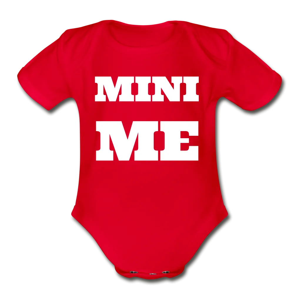 Mini Me Organic Short Sleeve Baby Bodysuit