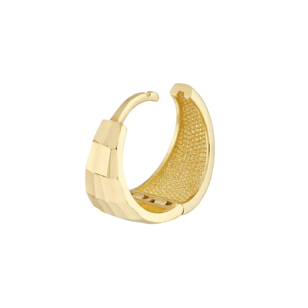 Mirrored Tapered Hoop