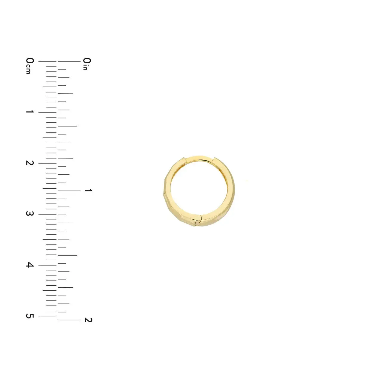 Mirrored Tapered Hoop